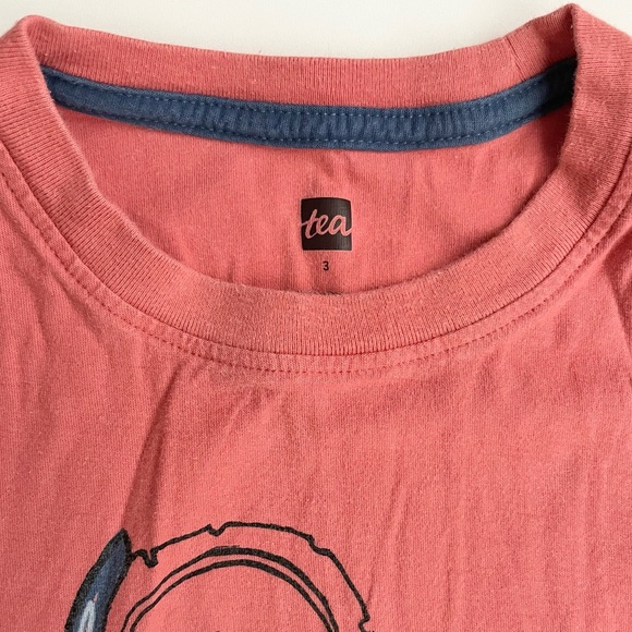 Tea Collection Long Sleeve Motorcycle Tee Size 3 - Picture 2 of 3